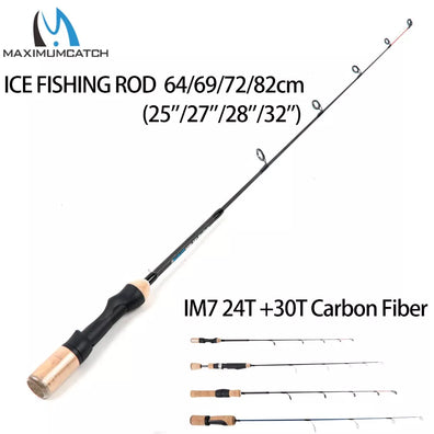 Maximumcatch Carbon Ice Fishing Rod 64-82cm